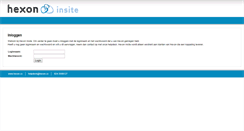 Desktop Screenshot of hexon-insite.nl